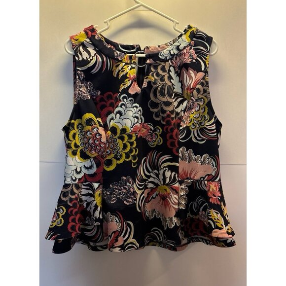 7th Avenue Floral Tank Top (XL) Fit and Flare Top‎ - Picture 1 of 7